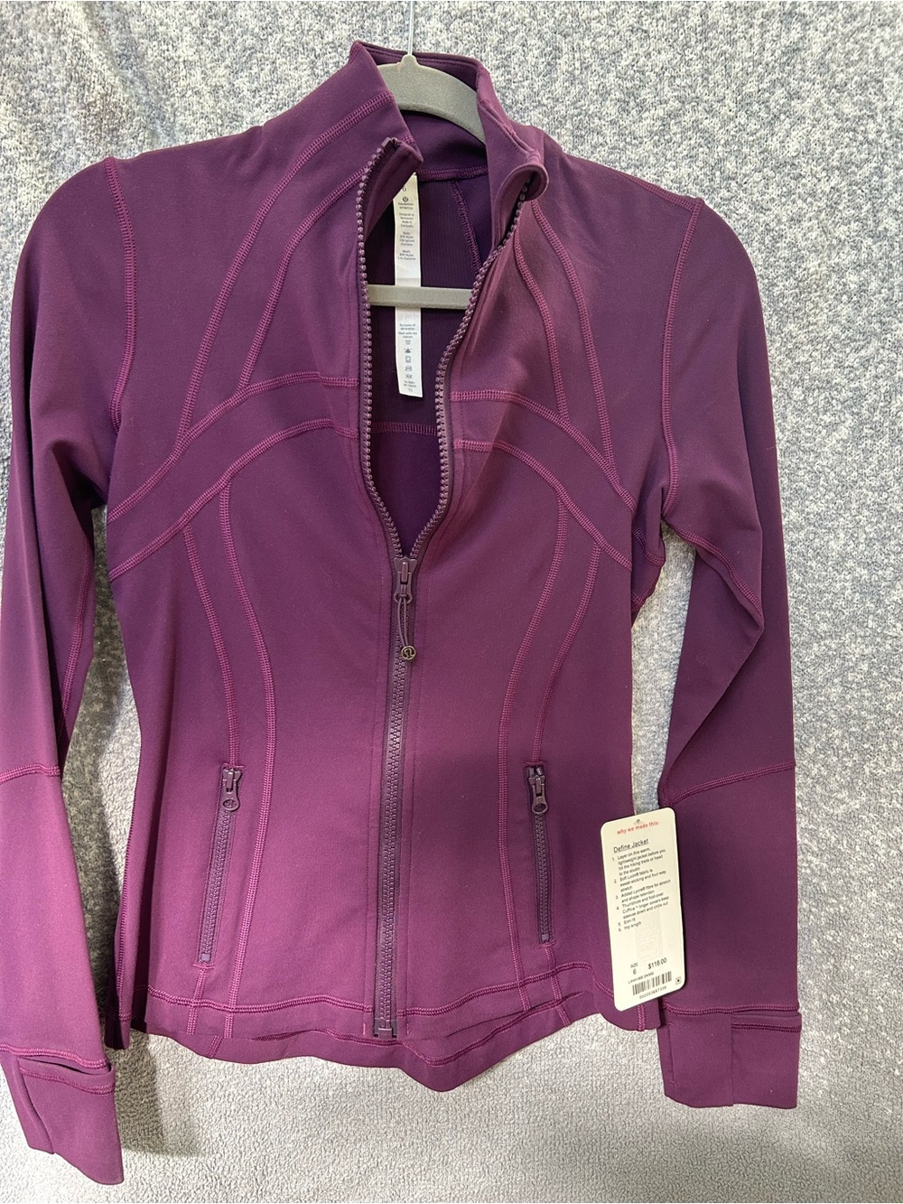 lululemon athletica Plum Full-Zip Utility Jacket